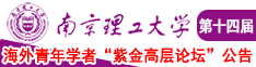 鸡把操逼逼XX66南京理工大学第十四届海外青年学者紫金论坛诚邀海内外英才！